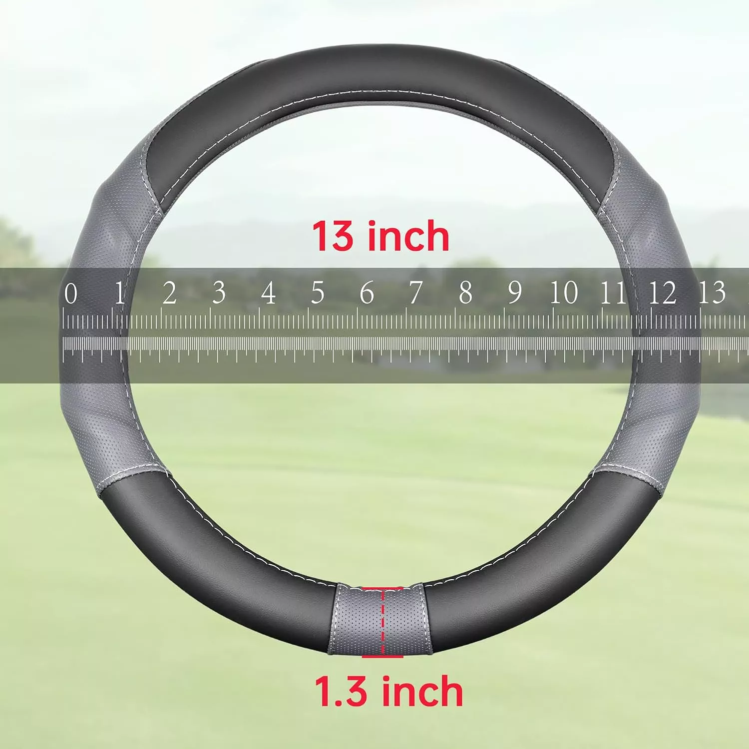 13 Inch Golf Cart Steering Wheel Cover for EZGO TXT and RXV, Comfortable to Hold - 10L0L