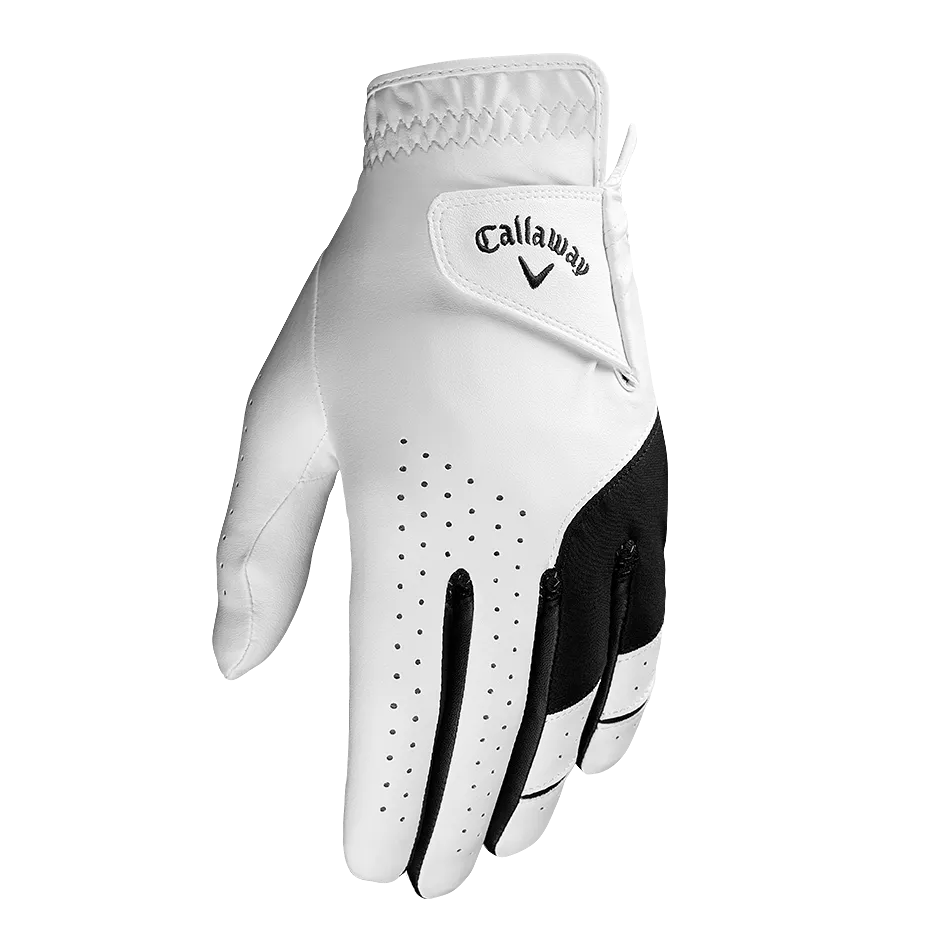 (3 Pack) Callaway Weather Spann Golf Glove (mens) (RH)