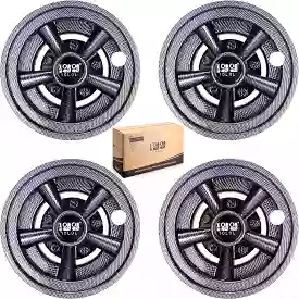 8 Inch Golf Cart Wheel Covers Hubcaps for Yamaha Club Car EZGO - 10L0L