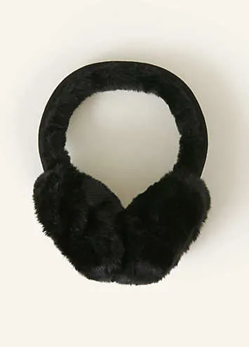 Accessorize Faux Fur Suedette Ear Muffs | Kaleidoscope