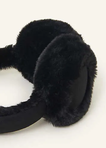 Accessorize Faux Fur Suedette Ear Muffs | Kaleidoscope