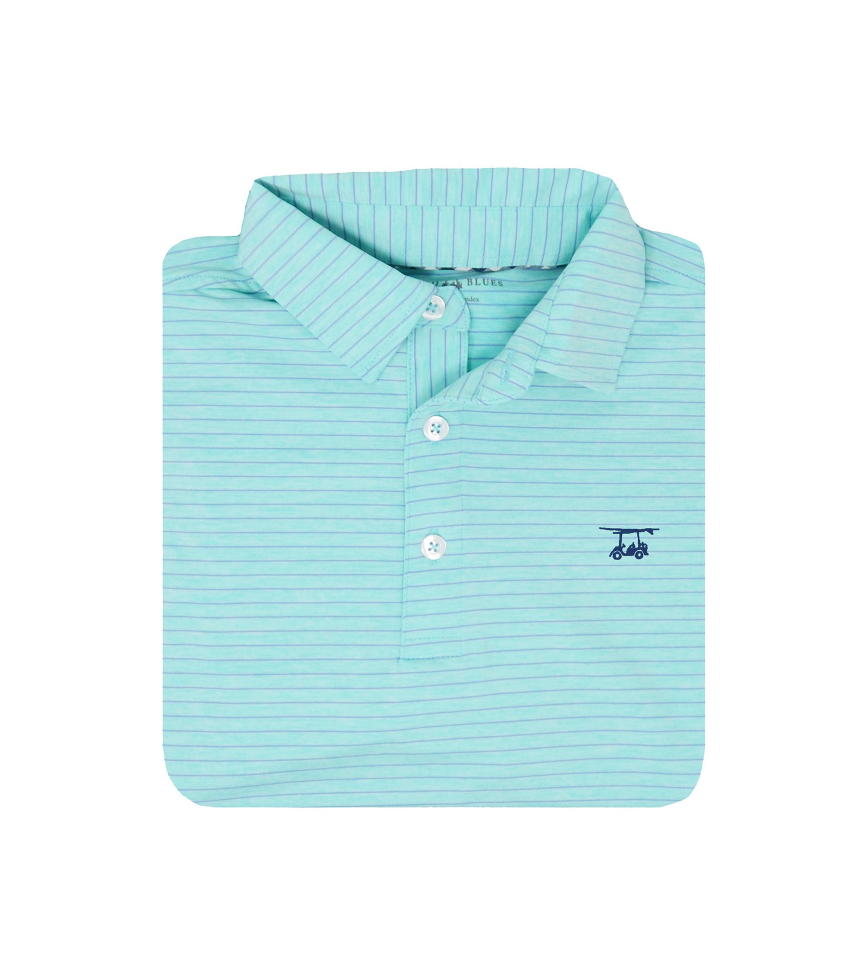 Albatross Youth Polo - Heather Aruba w/ Lavender Stripes