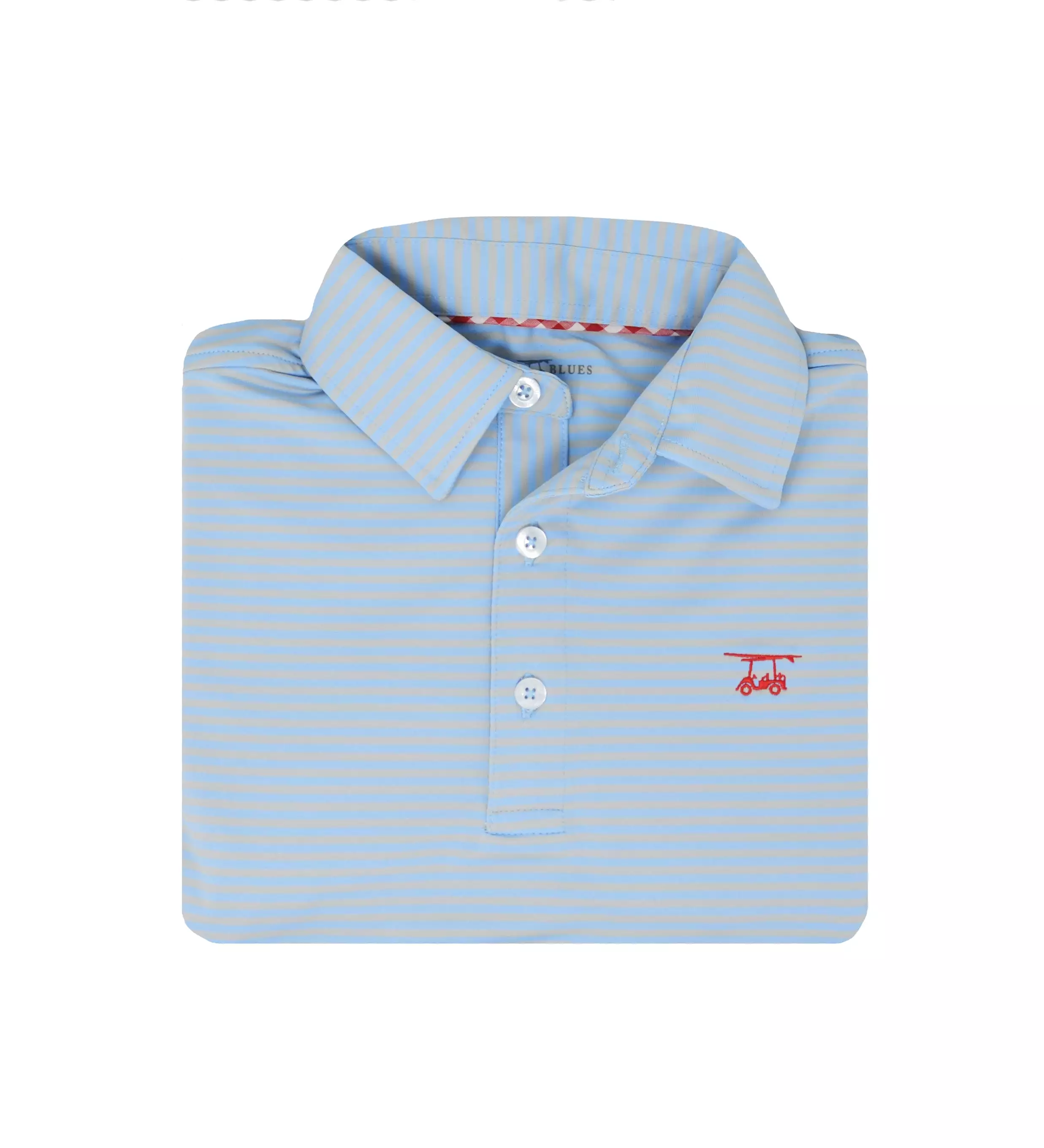 Albatross Youth Polo - Pearl Grey / Bell Stripes