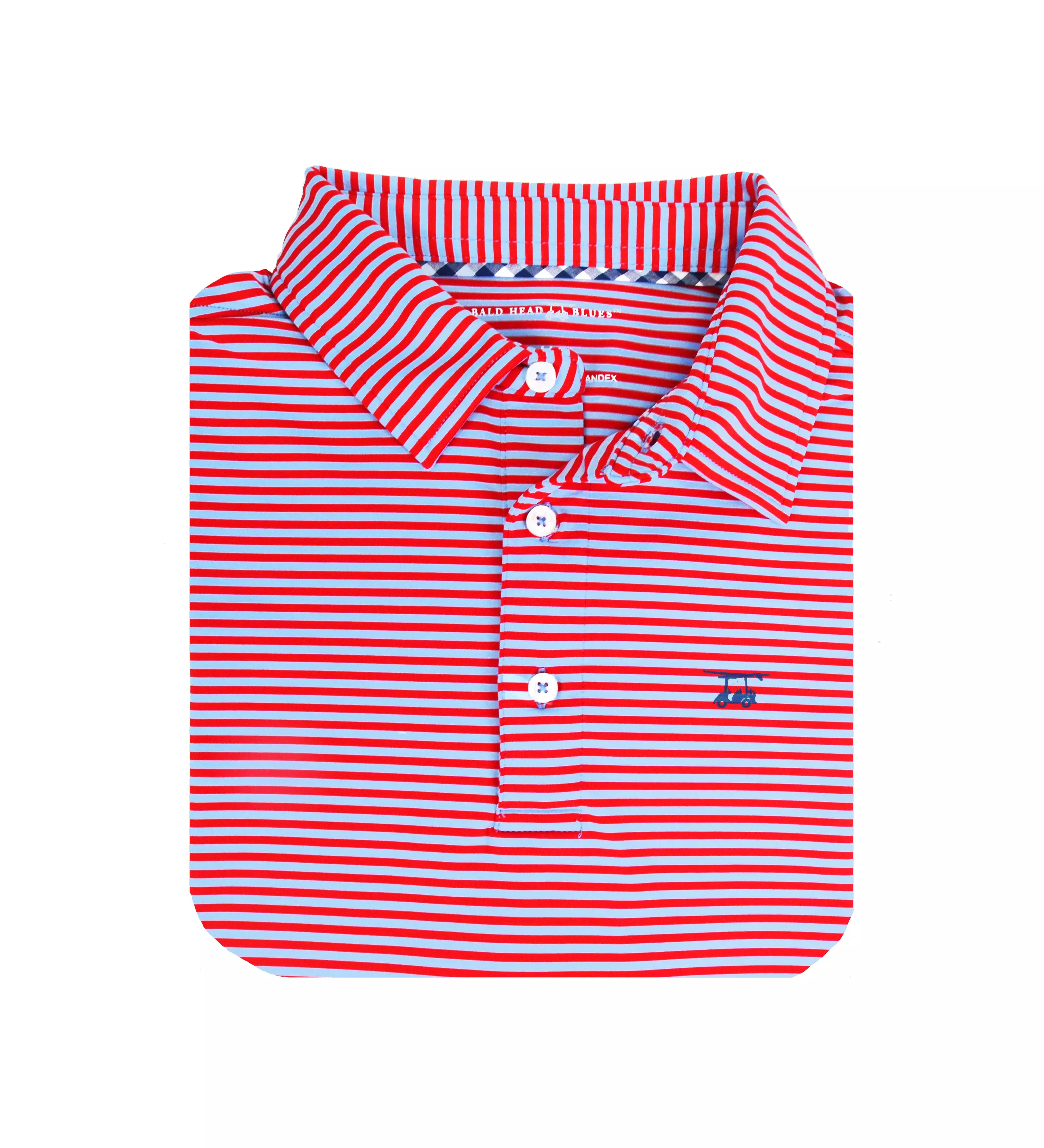 Albatross Youth Polo - State Red / Bell Stripes