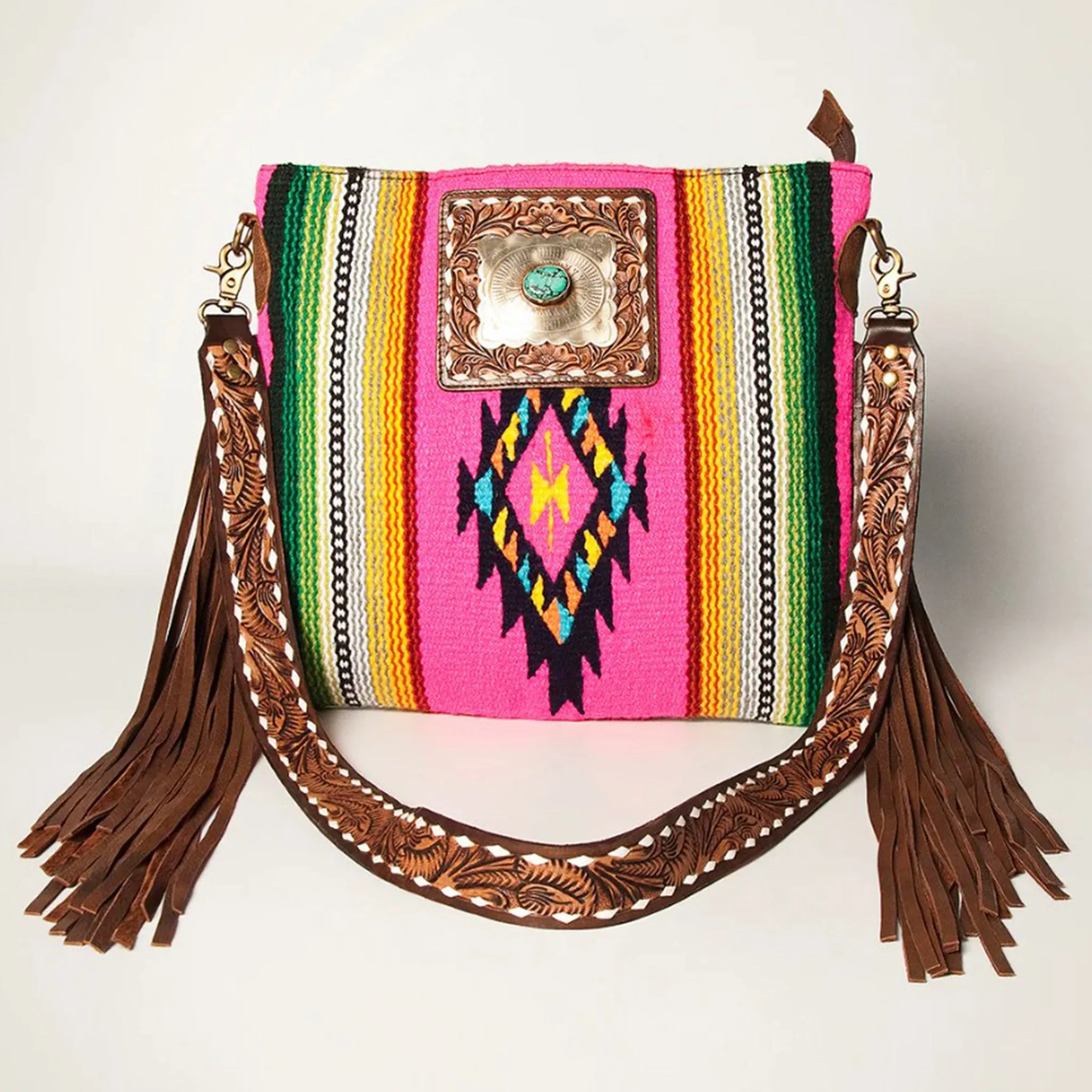 American Darling Pink Blanket & Concho Purse