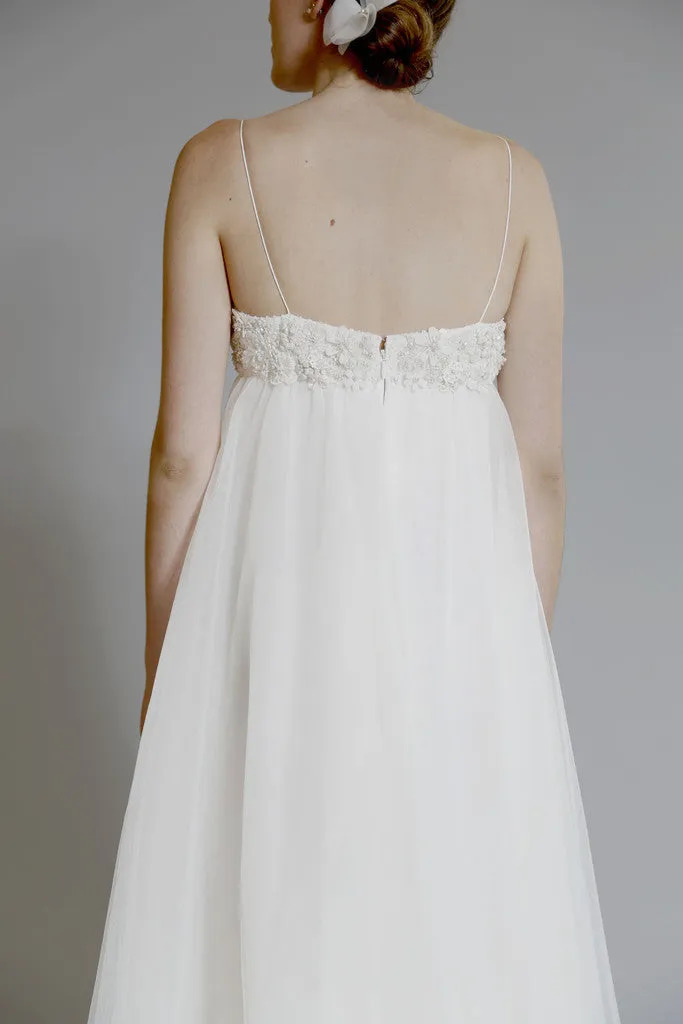 Amsale 'Juliette' Ivory Tulle Gown