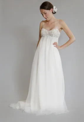 Amsale 'Juliette' Ivory Tulle Gown