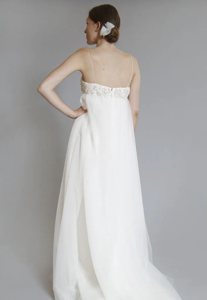 Amsale 'Juliette' Ivory Tulle Gown