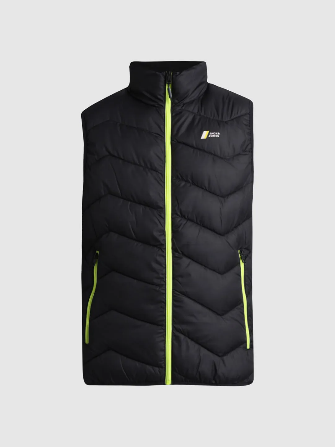 Black Sleeves Puffer Bodywarmer