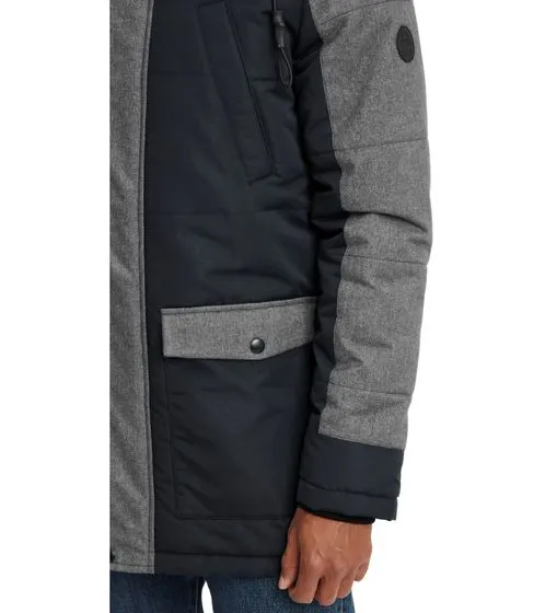 BLEND Herren Winter-Parka Jacke Mikael mit abnehmbarem Kunstpelz 20712323ME