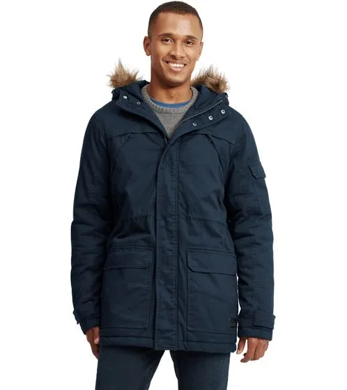 Chaqueta de ocio para hombre SOLID parka de invierno ajuste regular Danello