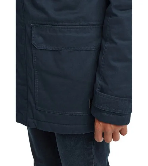 Chaqueta de ocio para hombre SOLID parka de invierno ajuste regular Danello