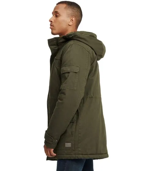 Chaqueta de ocio para hombre SOLID parka de invierno ajuste regular Danello