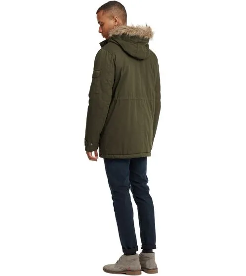 Chaqueta de ocio para hombre SOLID parka de invierno ajuste regular Danello