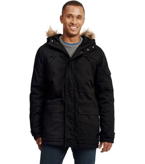 Chaqueta de ocio para hombre SOLID parka de invierno ajuste regular Danello