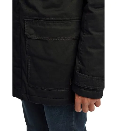 Chaqueta de ocio para hombre SOLID parka de invierno ajuste regular Danello