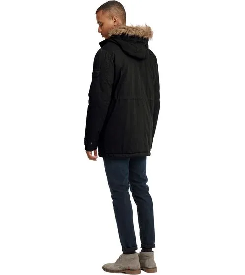 Chaqueta de ocio para hombre SOLID parka de invierno ajuste regular Danello