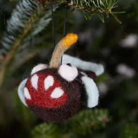 Crazy Fish Woolie Ornament