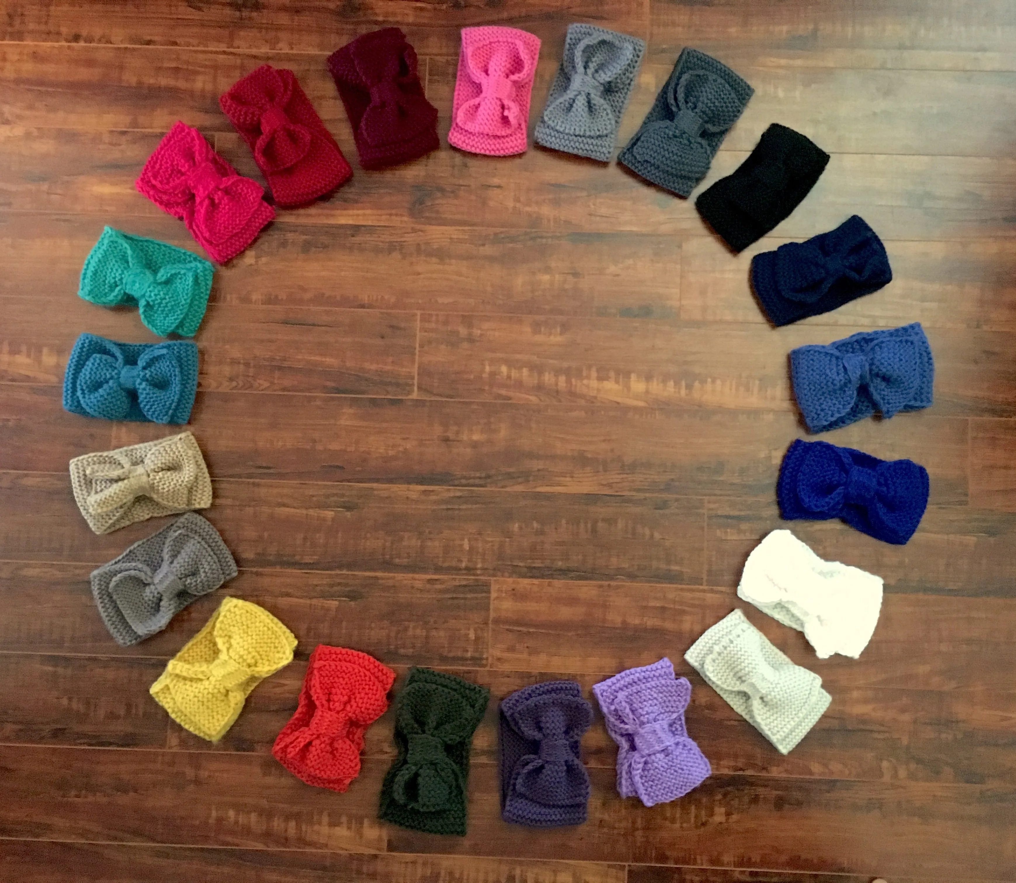 Crochet Bow Headbands/Earwarmers