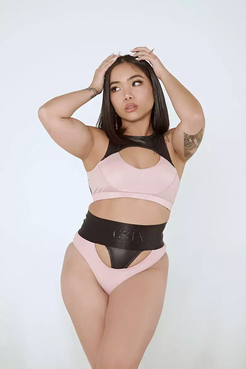 CXIX I Slay G-Banger Bottoms - Pink/Black