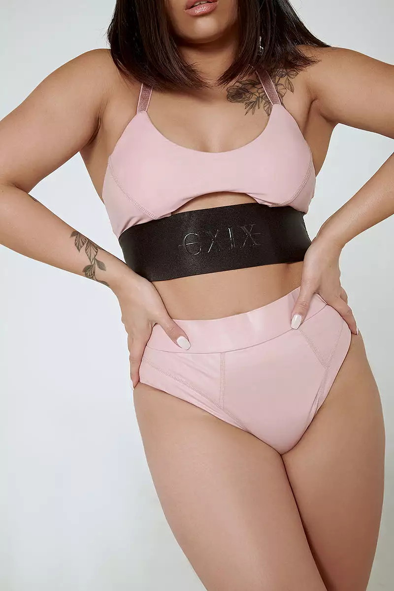 CXIX Riding Solo High Waist Bottoms - Pink