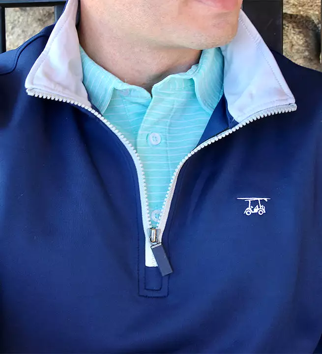 Dogwood Quarter Zip- Solid Medieval