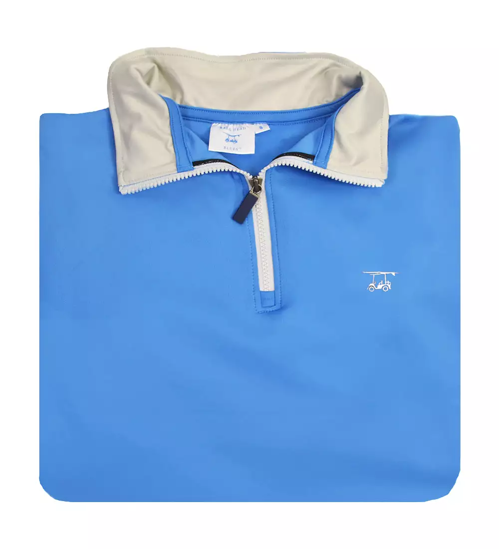 Dogwood Quarter Zip- Solid Regatta