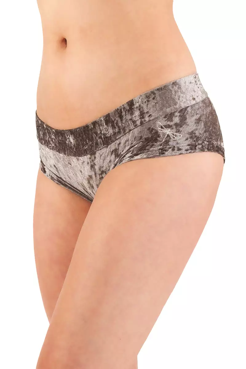 Dragonfly Hot Pants - Velvet Stone