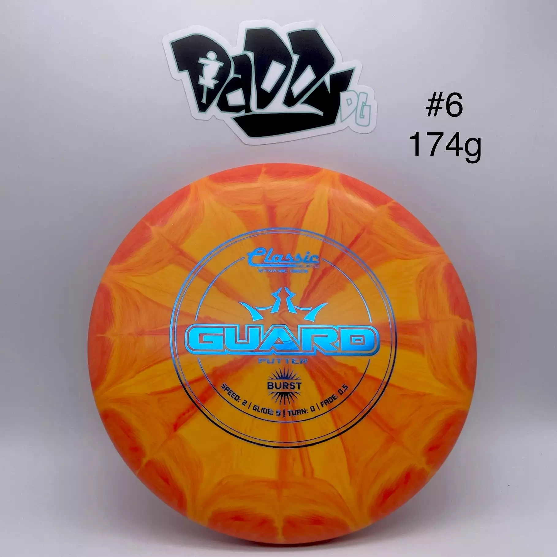 Dynamic Discs Classic Blend Burst Guard Putter