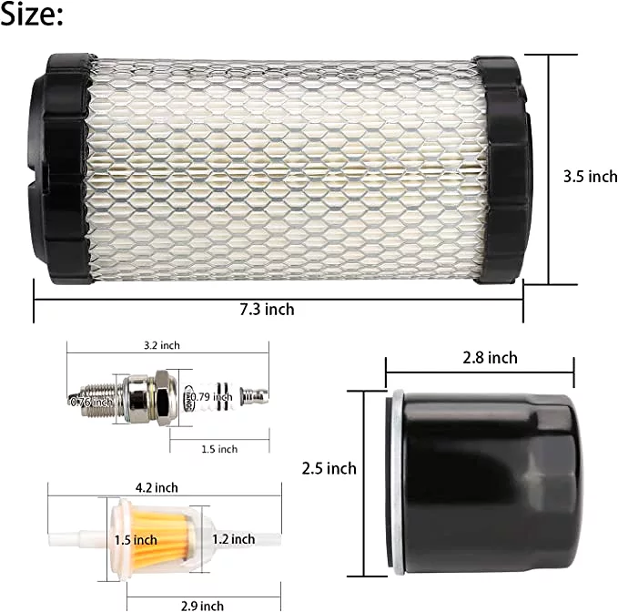 EZGO Golf Cart Tune Up Kit for EZGO RXV 2008-up 4 Cycle, Air Oil Fuel Filter - 10L0L