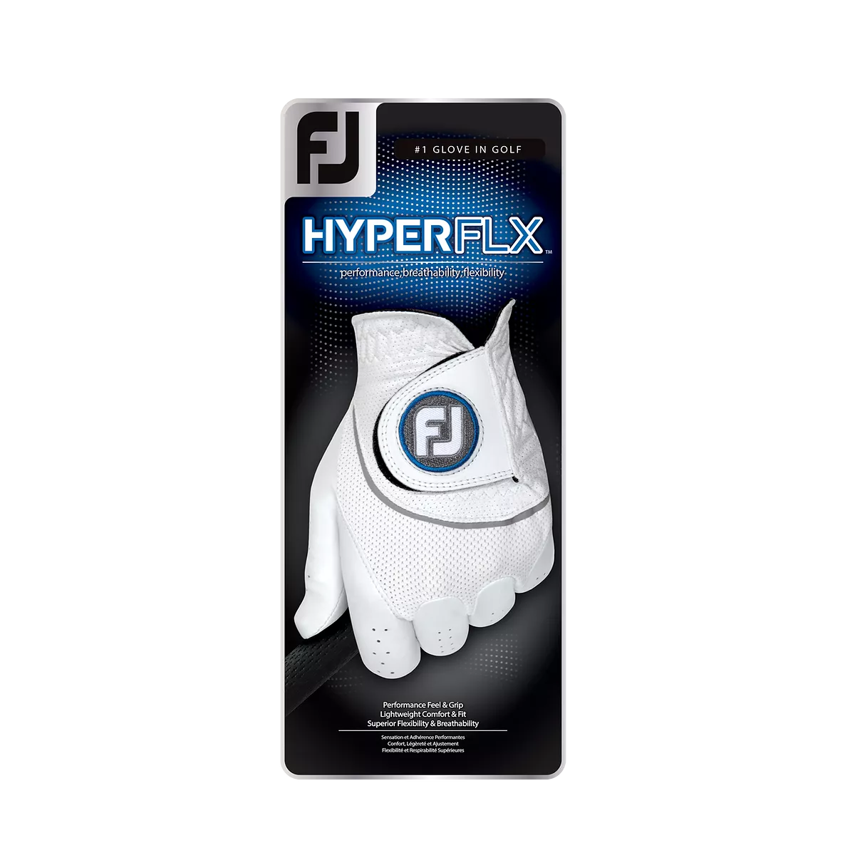 FootJoy HYPERFLX Men's Golf Glove Left Hand White