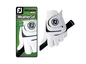 FootJoy WEATHERSOF Women's Golf Glove Left Hand Black / White / Taupe