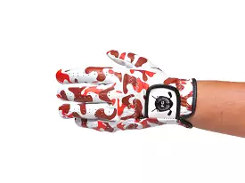 Fresco Golf Glove Red Camo