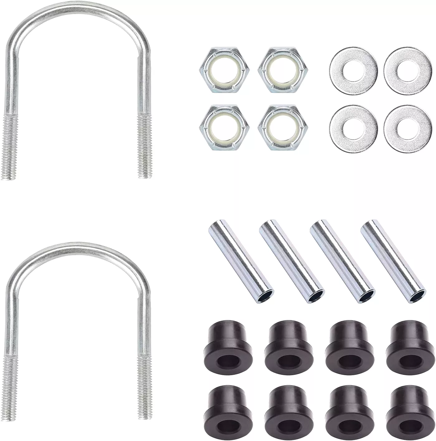 Golf Car Suspension Leaf Spring Kit with U Bolts for Club Car Precedent - 10L0L