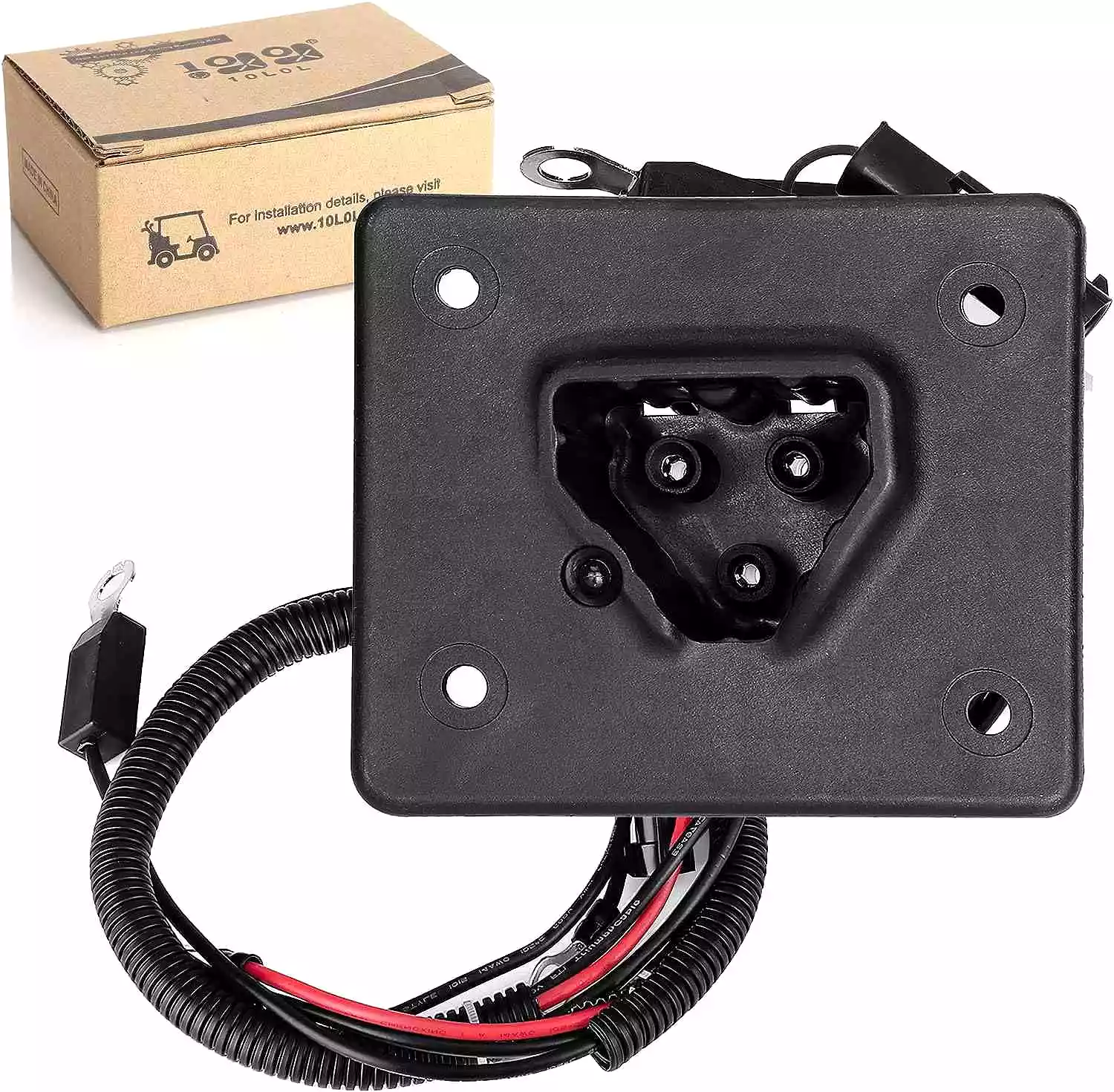 Golf Cart 48 Volt Battery Charger Receptacle for EZGO RXV & TXT 2008-up - 10L0L