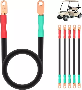 Golf Cart Battery Cable Kit Fits Club Car DS 48 Volt & Yamaha G2 G8 G9 36 Volt - 10L0L