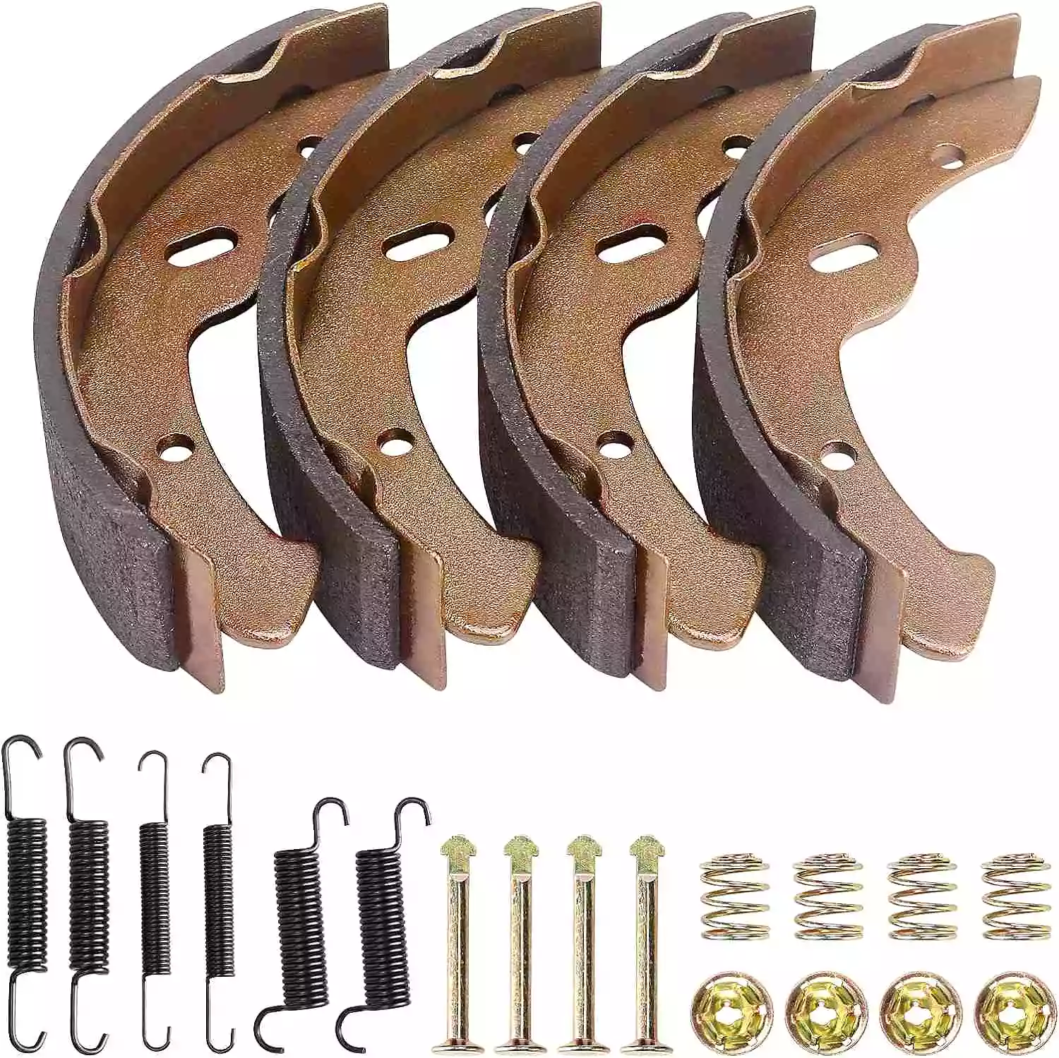 Golf Cart Brake Pads & Brake Spring Kit for EZGO TXT and Yamaha G9-G22 - 10L0L