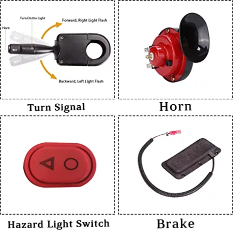 Golf Cart Light Kit Headlight & Taillight with Turn Signal for Club Car Precedent - 10L0L