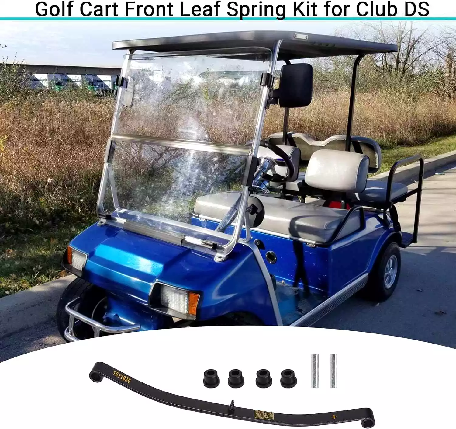 Heavy Duty Golf Cart Front Leaf Spring Kit for Club Car DS & Precedent - 10L0L