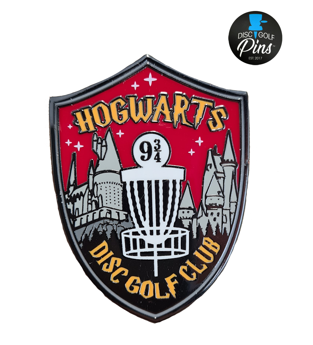 Hogwarts Disc Golf Club Pin