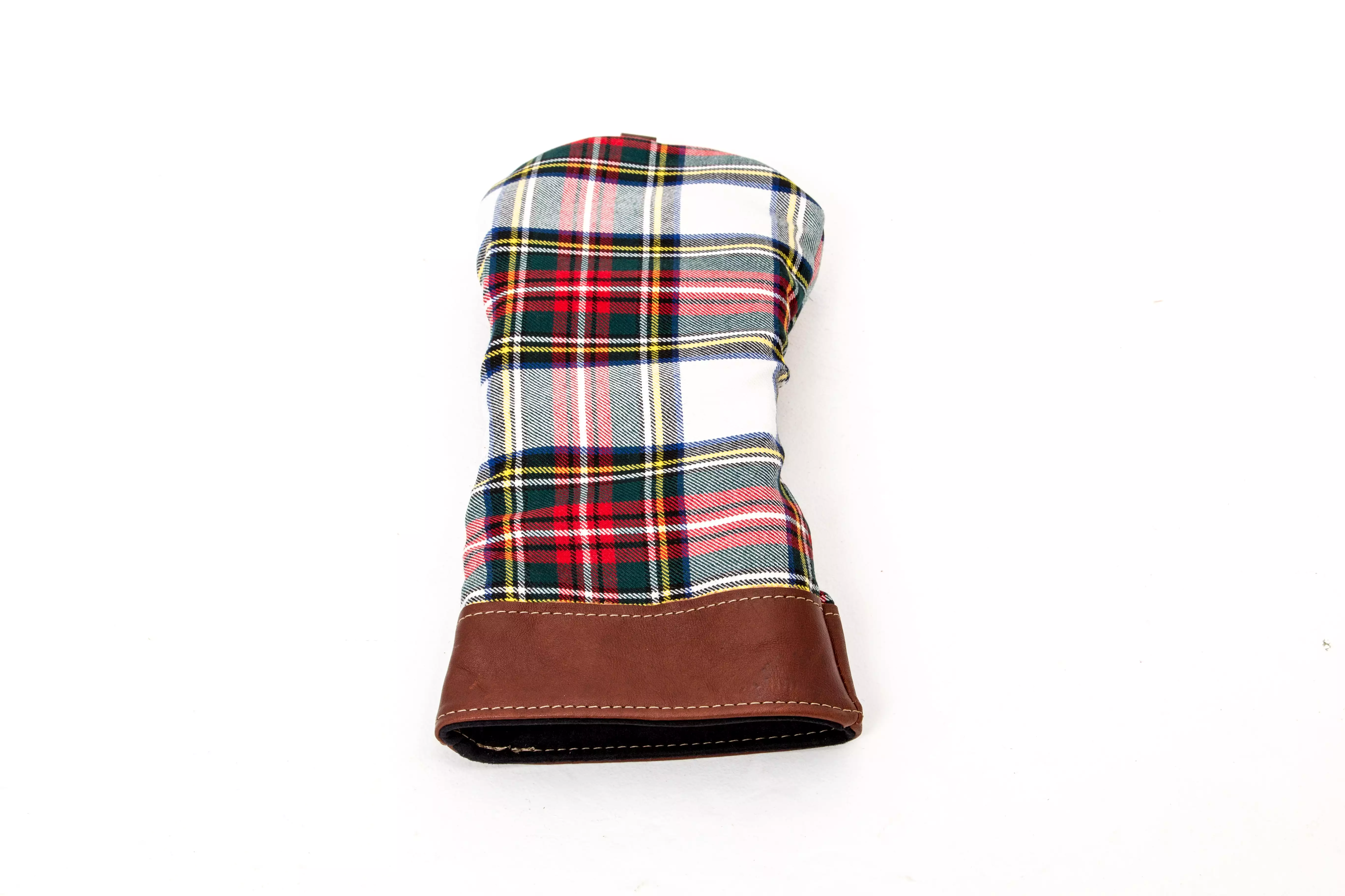 Leather & Wool Tartan Head Cover