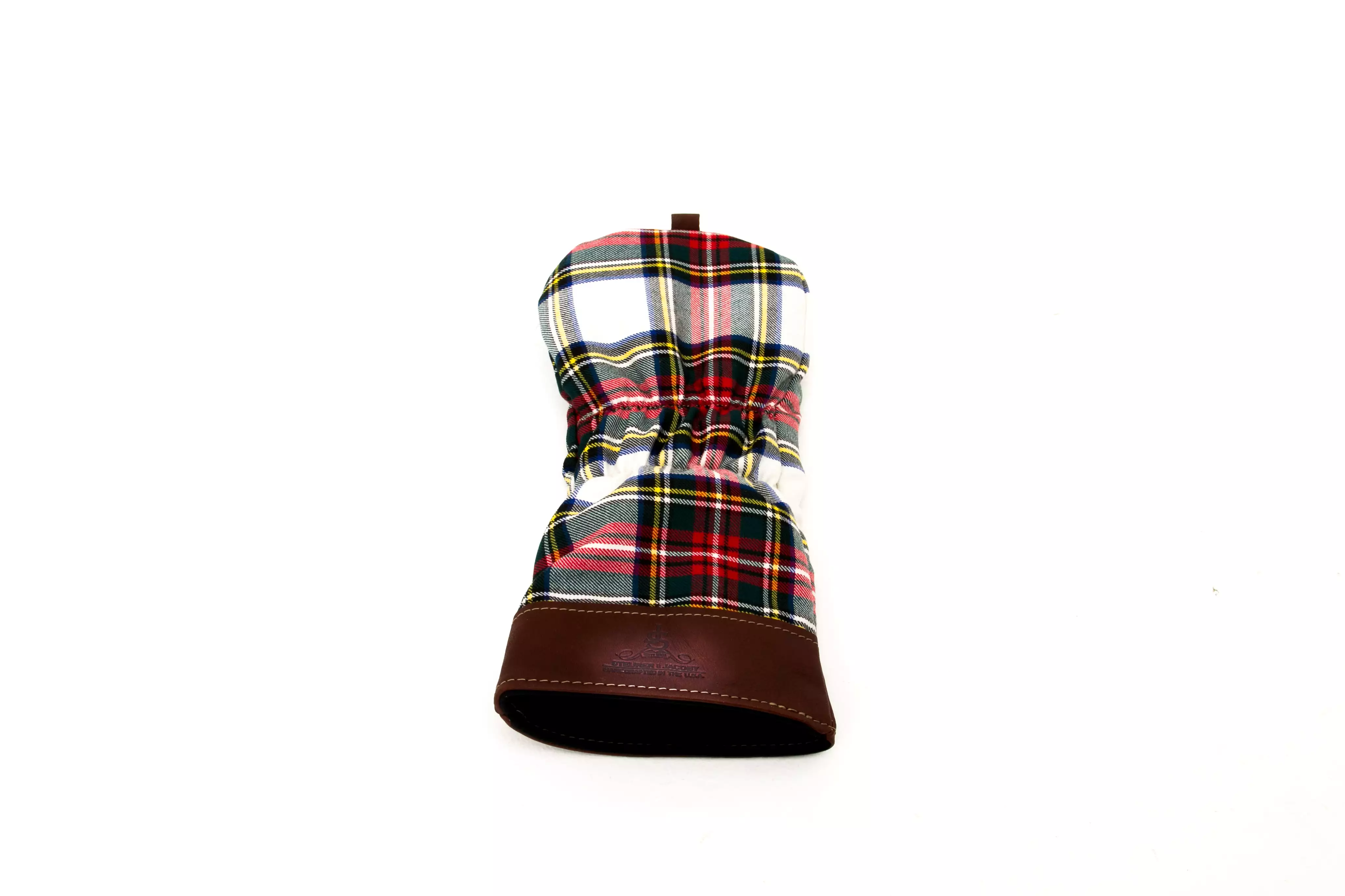 Leather & Wool Tartan Head Cover