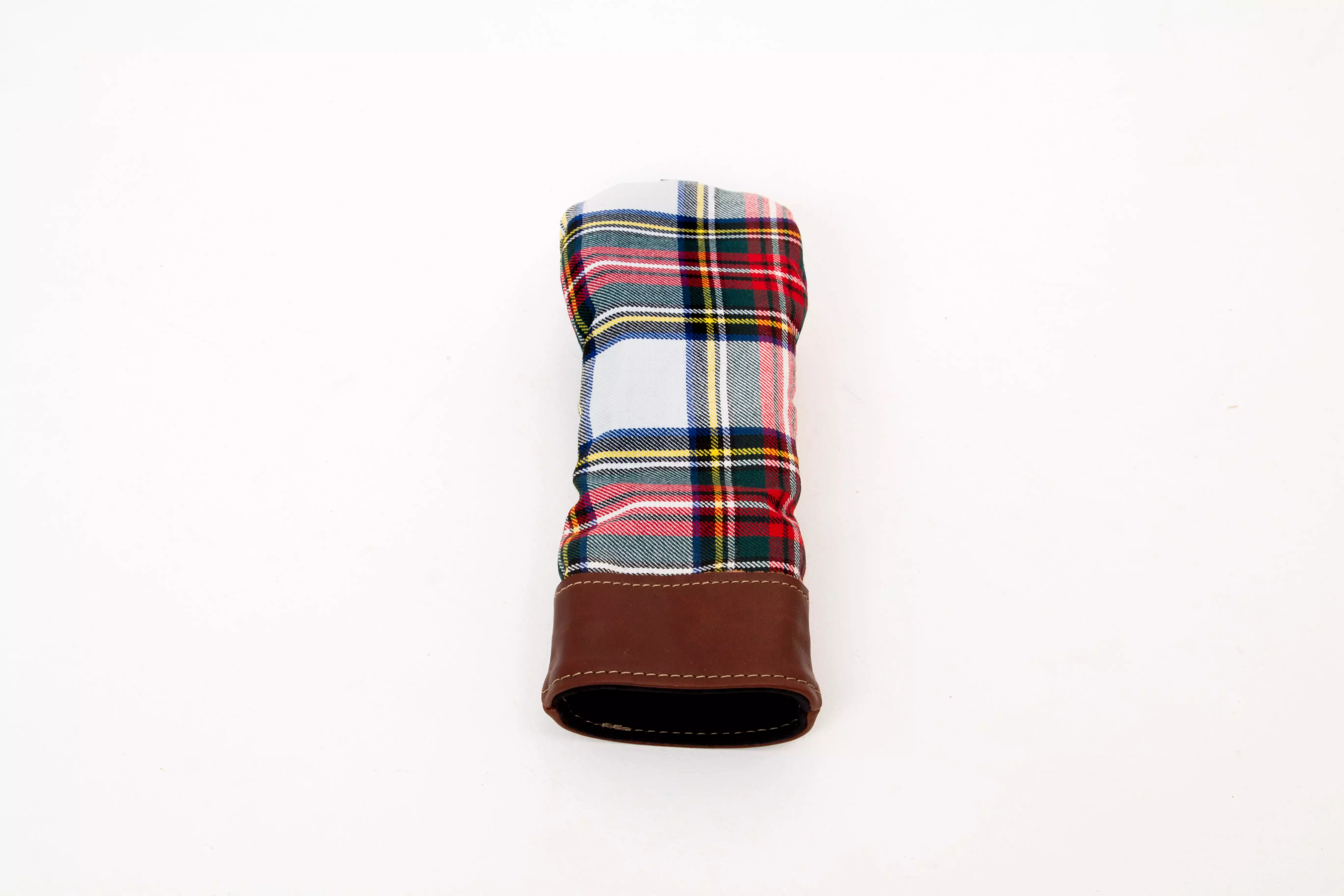 Leather & Wool Tartan Head Cover