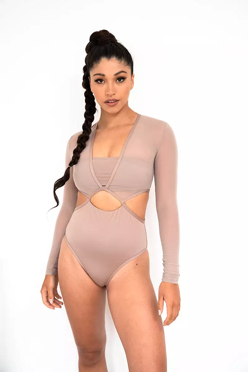 Lunalae Diana Bodysuit - Recycled Mocha