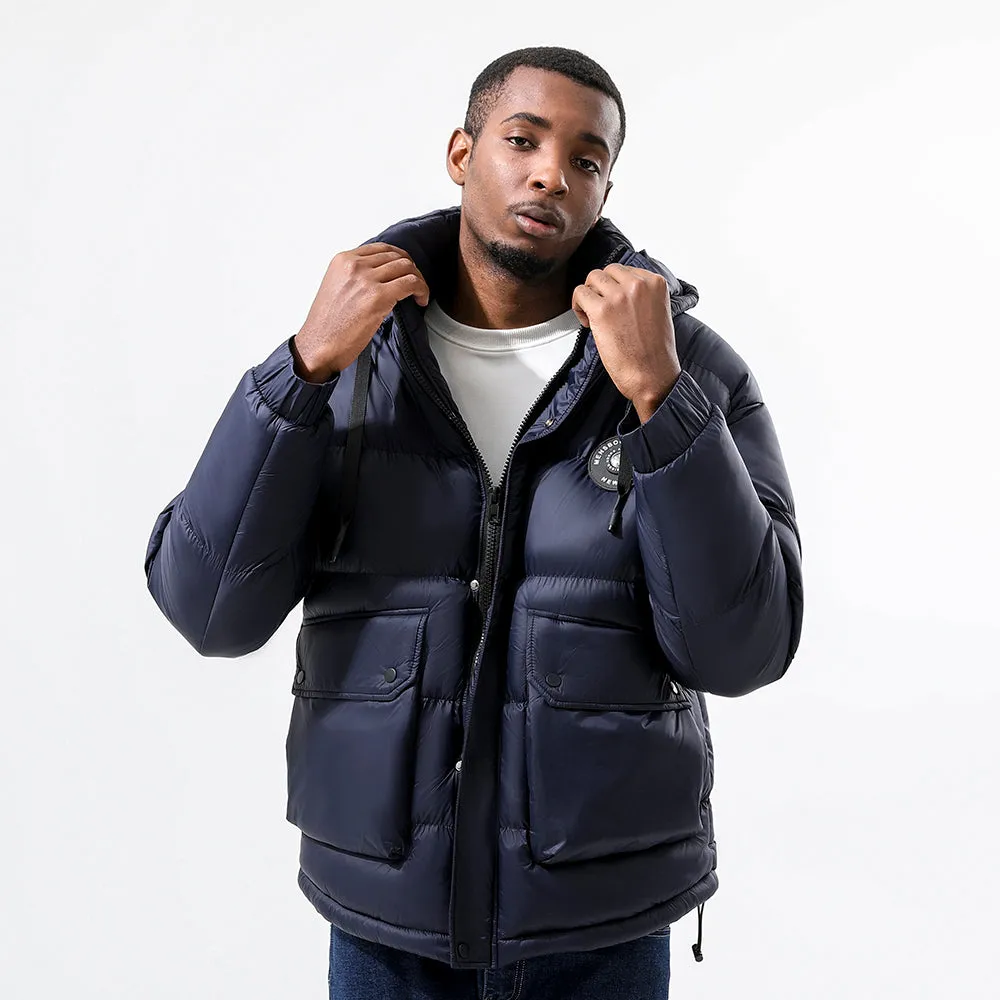 MBluxy Men's Winter Puffer Bubble Jacket Warm Padding