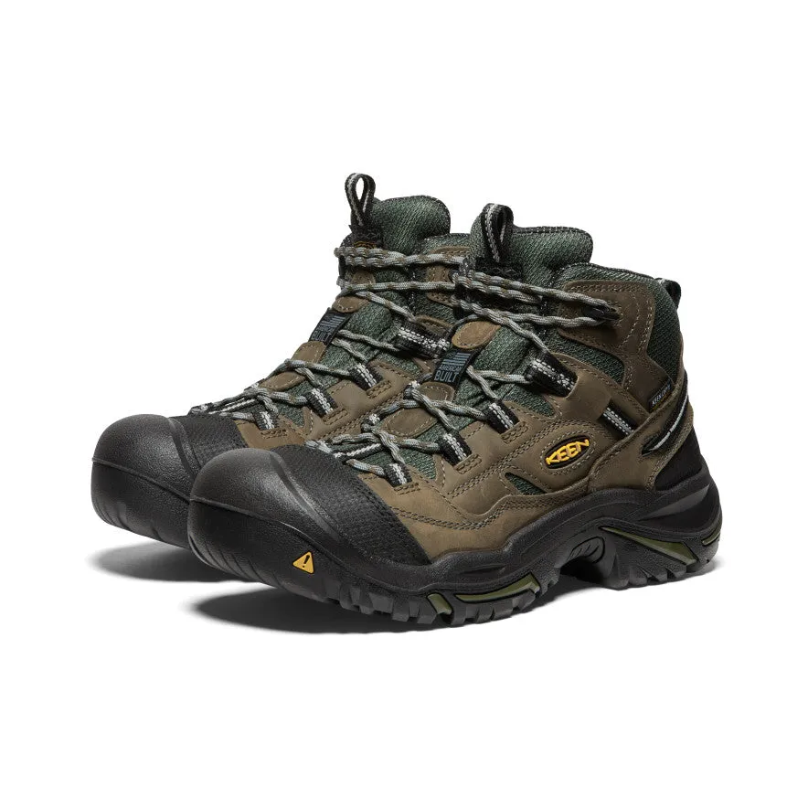 Men's Braddock Waterproof Mid (Steel Toe)  |  Gargoyle/Forest  Night