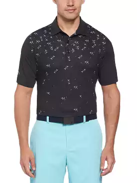 Mens Martini Print Golf Polo