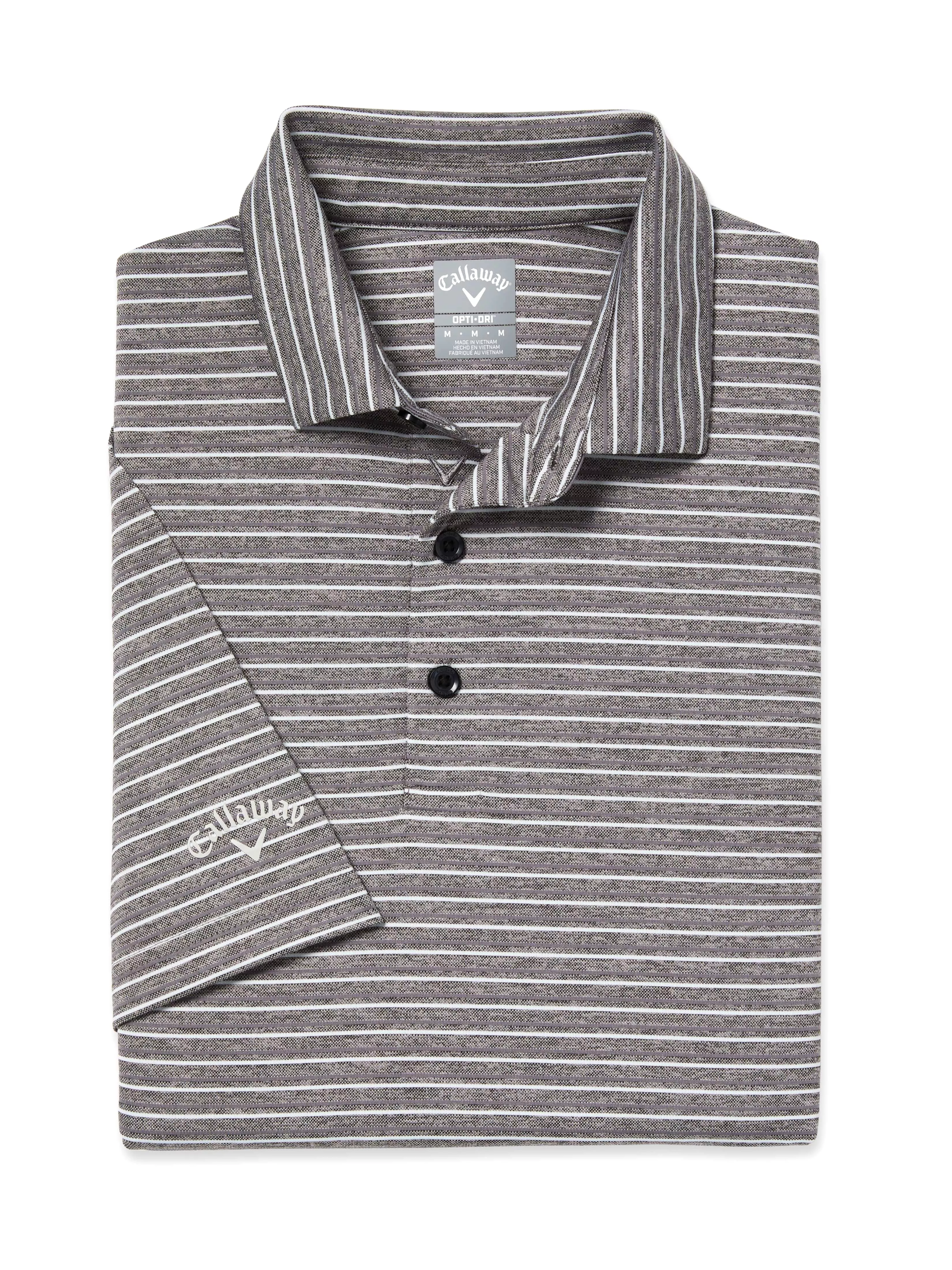 Mens Soft Touch Stripe Golf Polo