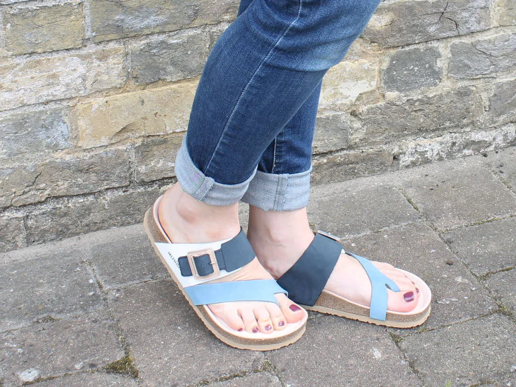 Mephisto Sandals Madeline Sea Blue