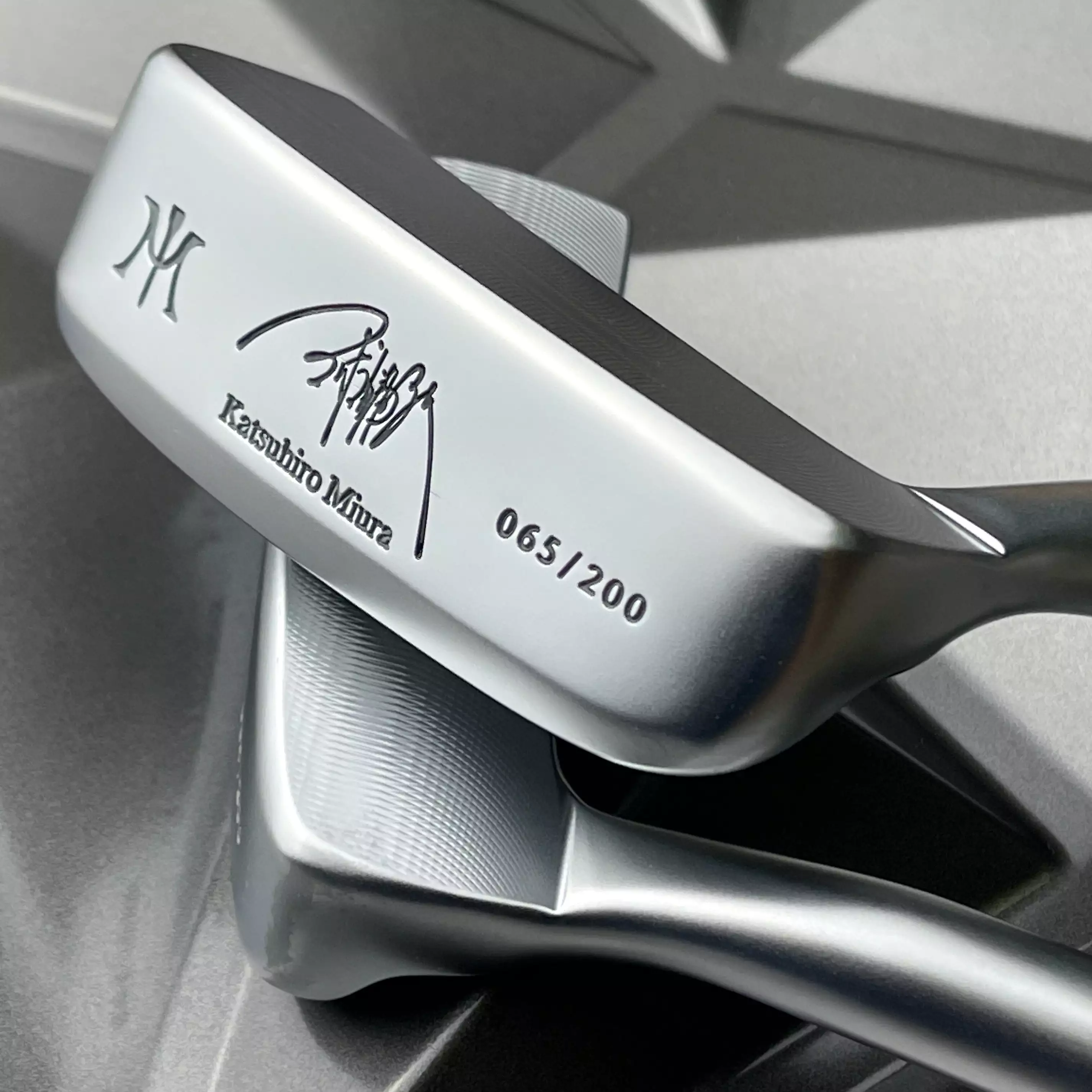 Miura Golf KM-008 Katsuhiro Edition Limited White Chrome Putter 1 of 200